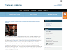 Tablet Screenshot of bennyjharding.com